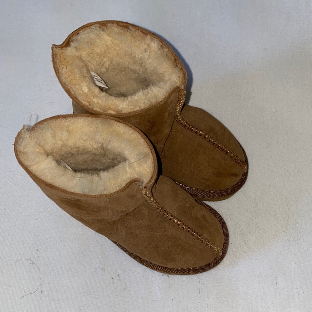 Cozy Brown Kids Boots